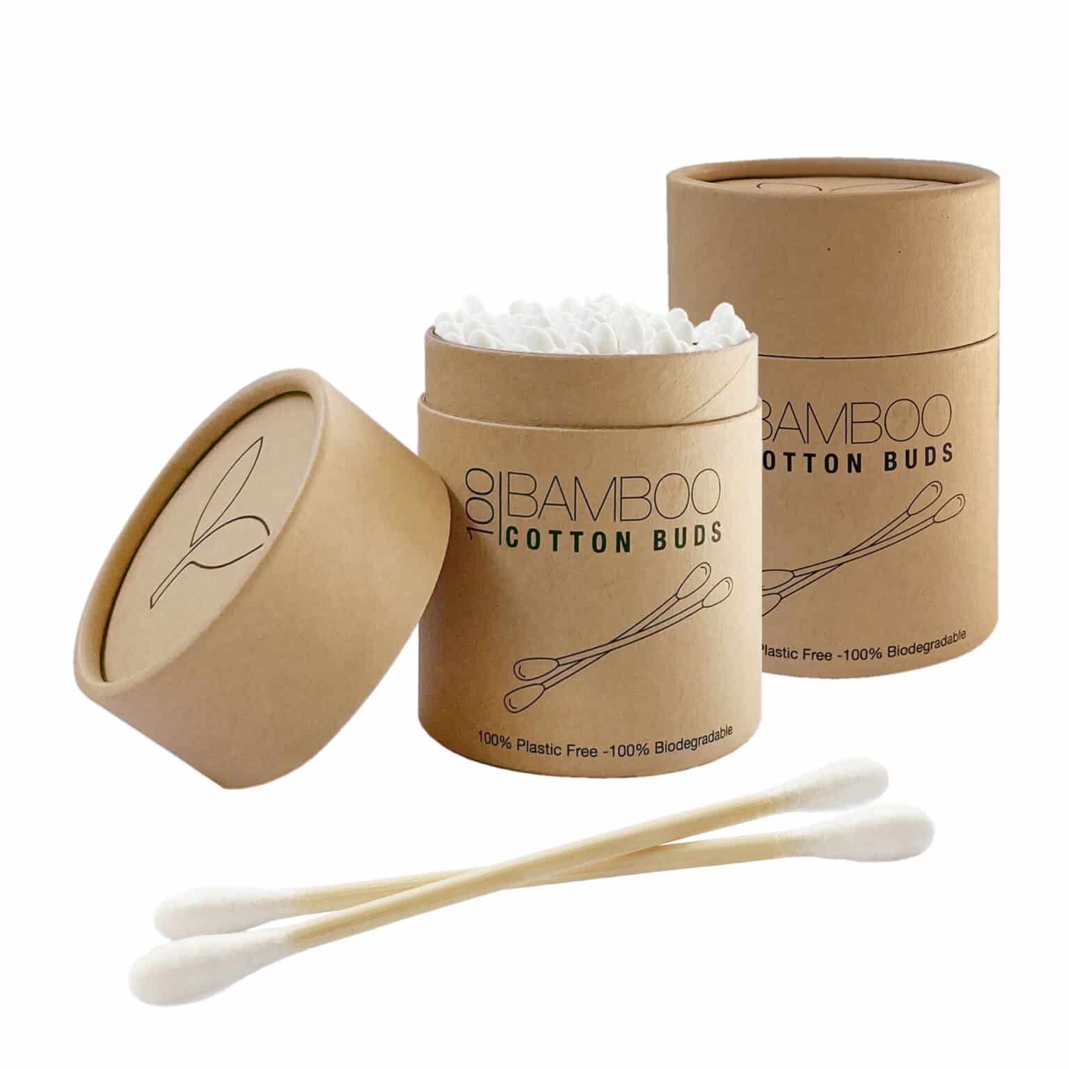 Bamboo Cotton Earbuds • Microgarden