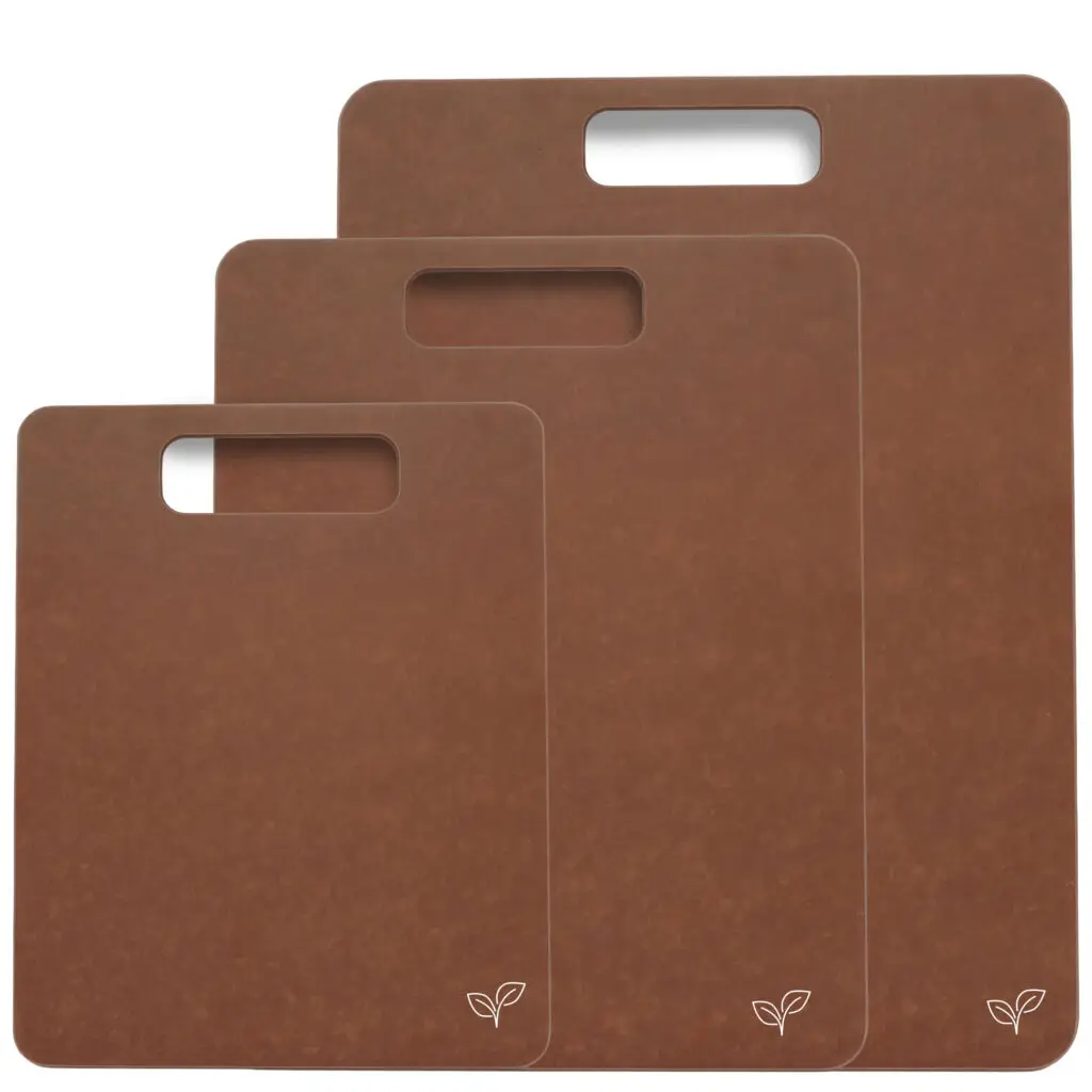 Wood Fibre Chopping Board -3 piece set Nutmeg -S/M/L